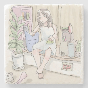 Niinishibou / Niibishibou / Niibishibou / Niibishi Stone Coaster