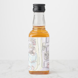 Nijiyashi Liquor Bottle Label