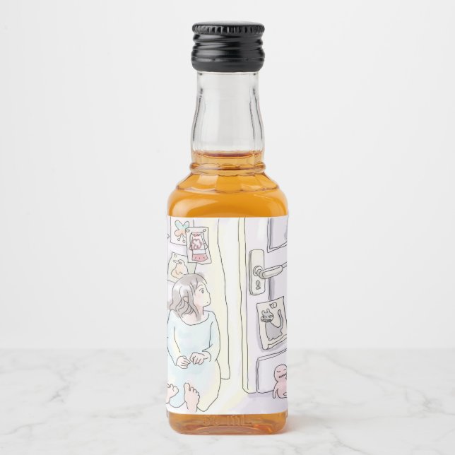 Nijiyashi Liquor Bottle Label (Front)