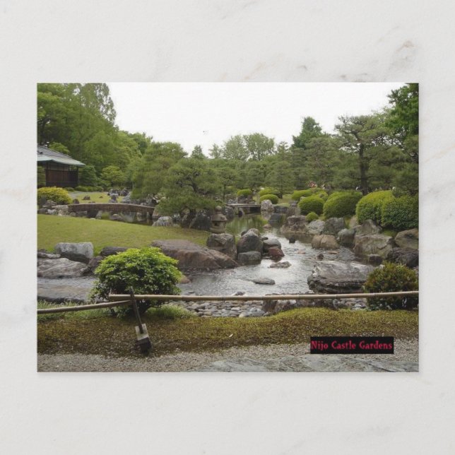 Nijyou Castle Gardens Postcard (Front)