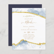 NIKAH Islamic Bismillah Wedding Invitations BUDGET