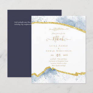 NIKAH Islamic Bismillah Wedding Invitations BUDGET