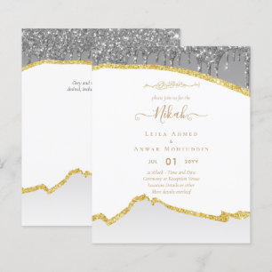 NIKAH Islamic Bismillah Wedding Invitations BUDGET