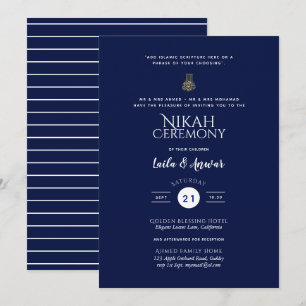 Nikah - Modern Islamic Wedding Invitations
