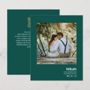 NIKAH - Wedding Budget Agate Gold Teal PHOTO