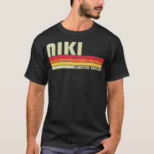 NIKI Name Personalised Retro Vintage 80s 90s Birth T-Shirt