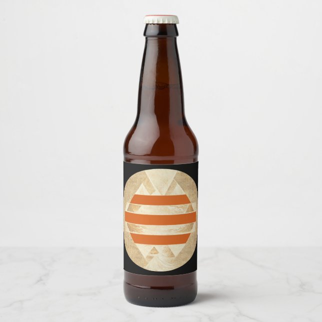 Nikias logo beer bottle label (Front)