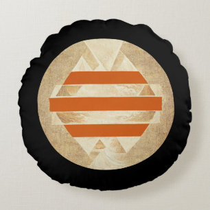 Nikias Logo Round Cushion