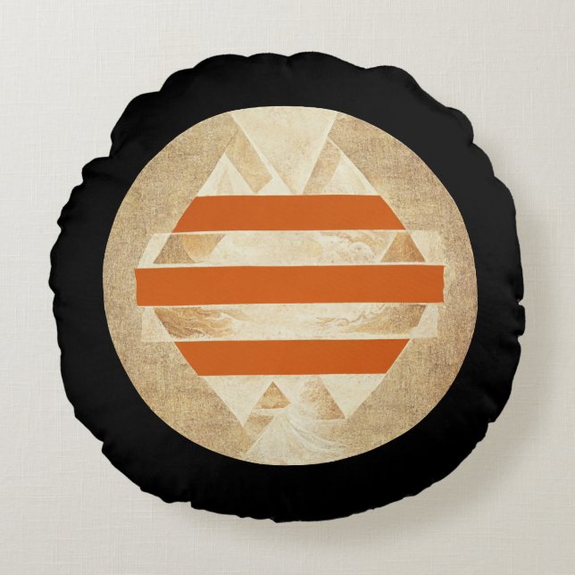 Nikias Logo Round Cushion (Front)