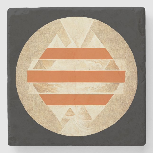 Nikias logo stone coaster (Front)