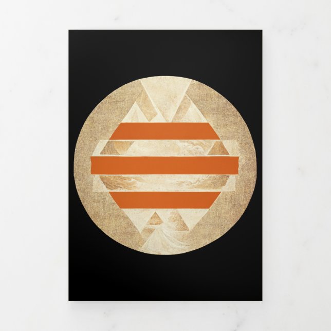 Nikias logo Tri-Fold card (Cover)