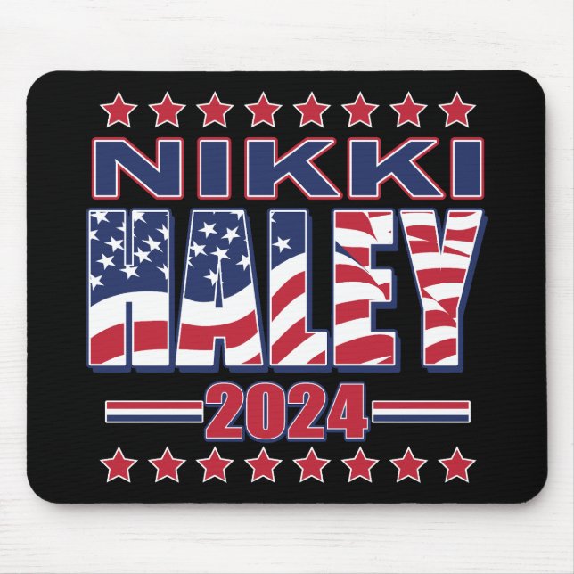 Nikki Haley 2024 Mouse Mat (Front)