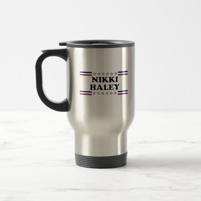 Nikki Haley Election 2024 Travel Mug (Left)