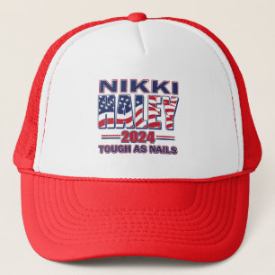Nikki Haley Tough As Nails Trucker Hat