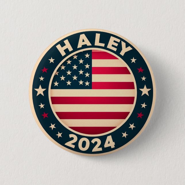 NIKKI HALLEY BUTTON (Front)