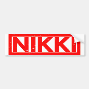 Nikki Stamp Bumper Sticker