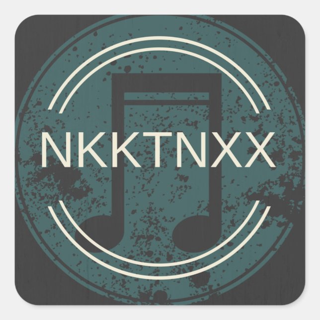 Nikkitanixx Logo Product Square Sticker (Front)