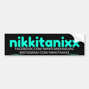 Nikkitanixx Promo Bumper Sticker