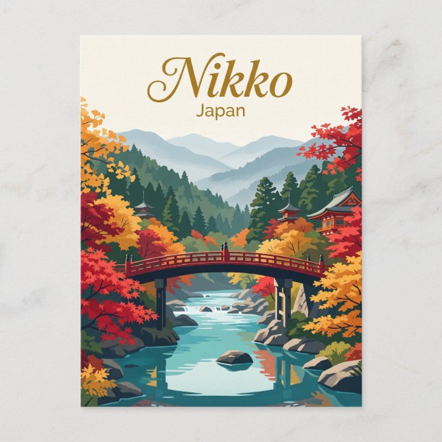 Nikko Japan Postcard (Front)
