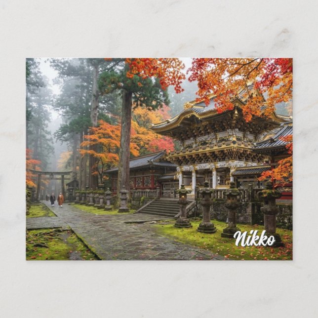 Nikko Japan Travel Postcard (Front)