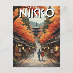 Nikko Japan Travel Postcard