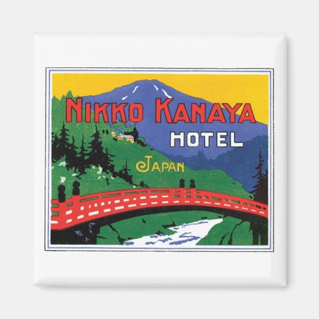 Nikko Kanaya Hotel Japan Magnet (Front)