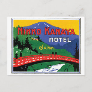 Nikko Kanaya Hotel Japan Postcard
