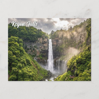 Nikko Kegon Falls Japan Travel Postcard