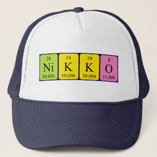 Nikko periodic table name hat
