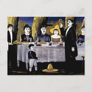 Niko Pirosmani - Family Feast Postcard