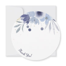 Niko Round Photo Thank You Card