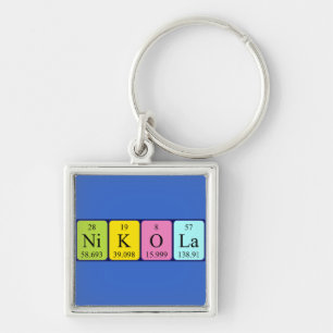 Nikola periodic table name keyring