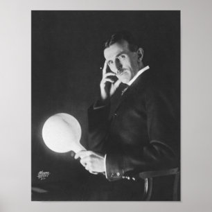 Nikola Tesla, 1898. Poster