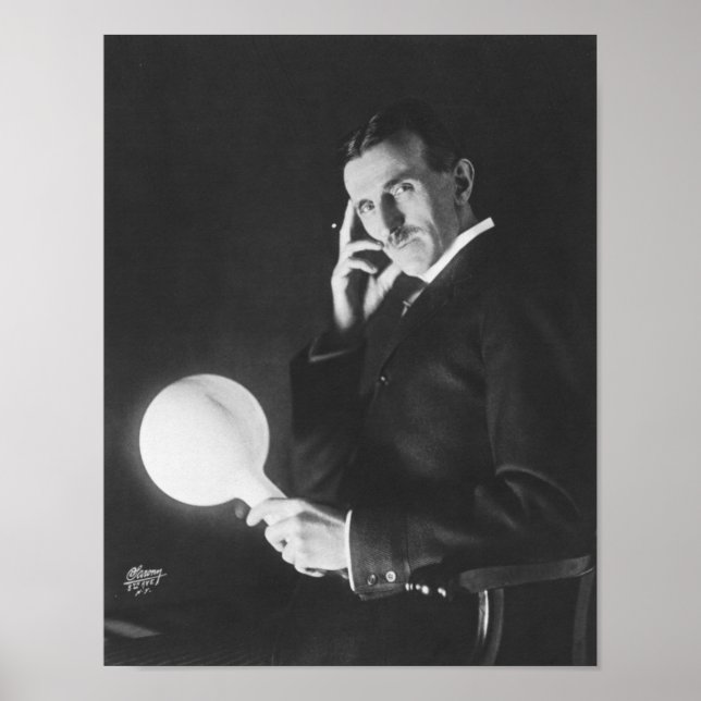 Nikola Tesla, 1898. Poster (Front)