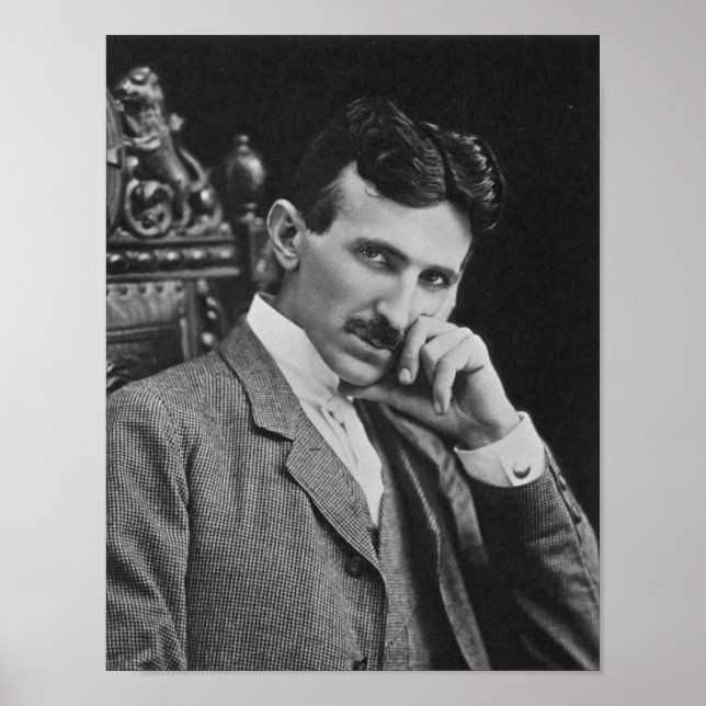 Nikola Tesla, 1904 Poster (Front)