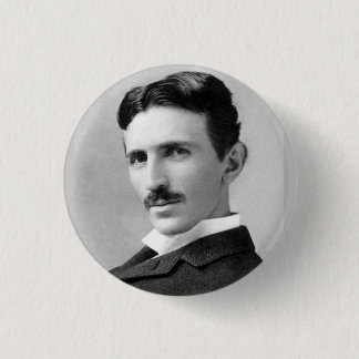 Nikola Tesla 3 Cm Round Badge