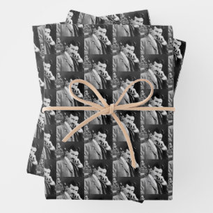 Nikola Tesla At Age 40 1896  Wrapping Paper Sheet
