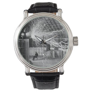 Nikola Tesla at his Colorado Springs Lab, 1899 Watch