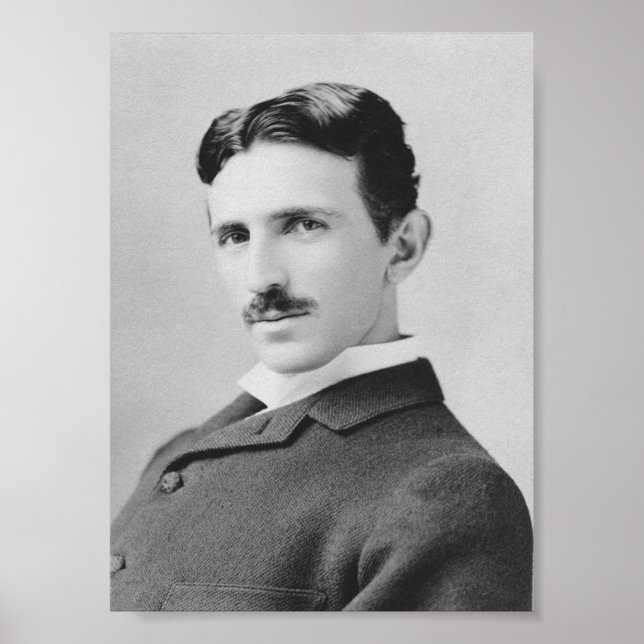 Nikola Tesla - Circa 1890 Poster (Front)