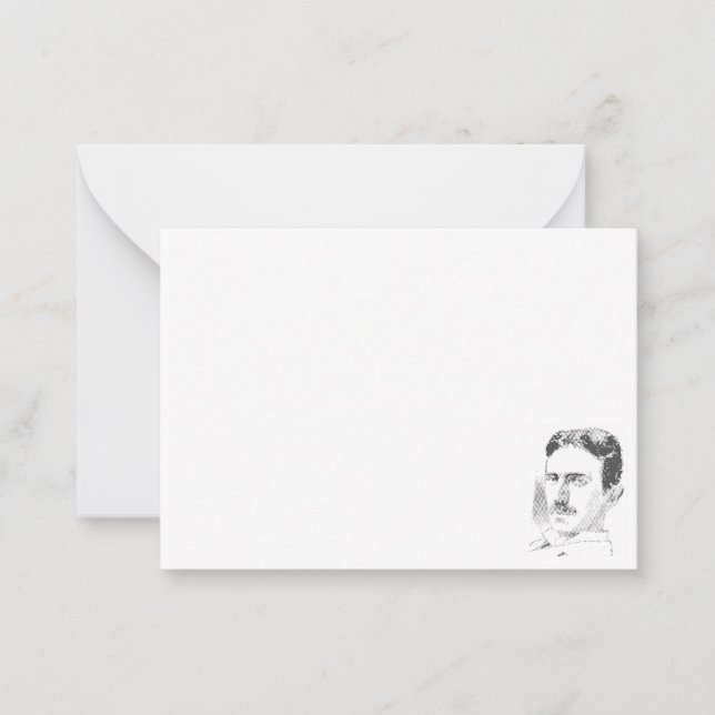 Nikola Tesla Drawing Blank All Occasion Card (Front)