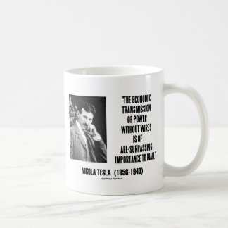 Nikola Tesla Economic Transmission Of Power Coffee Mug
