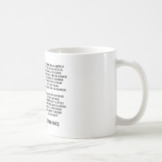 Nikola Tesla Edison Needle Haystack Theory Quote Coffee Mug