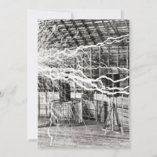 Nikola Tesla Electricity Invitation