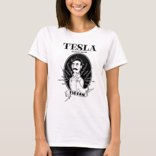 Nikola Tesla & His Pigeon T-Shirt
