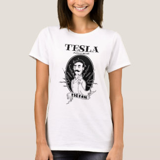 Nikola Tesla & His Pigeon T-Shirt