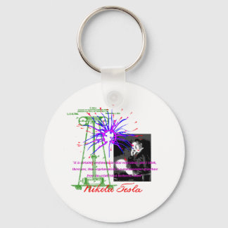 Nikola Tesla Key Ring