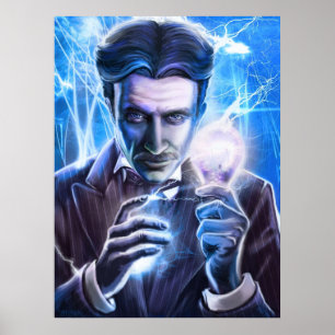 Nikola Tesla  Man of Lightning Poster
