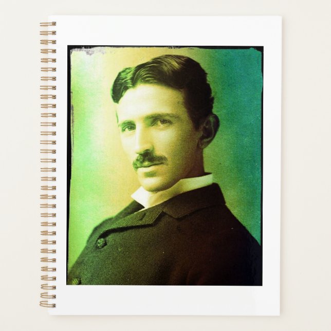 Nikola Tesla Planner (Front)
