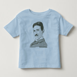 Nikola Tesla Portrait Toddler T-Shirt