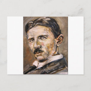 Nikola Tesla Postcard